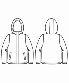 Технический рисунок - Куртка Техно