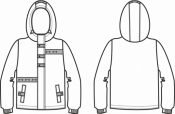 Технический рисунок - Куртка Морская