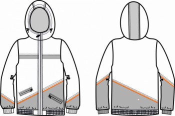 Технический рисунок - Куртка 605
