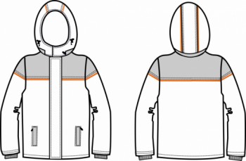 Технический рисунок - Куртка 606