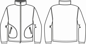 Технический рисунок - Куртка  Торнадо