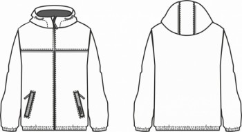 Технический рисунок - Куртка Классик для мальчика