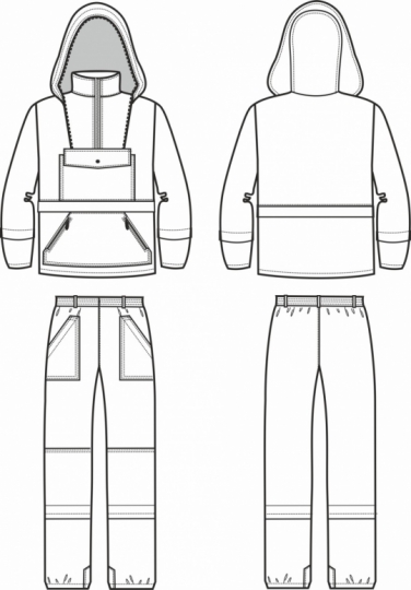 Технический рисунок - Костюм Стоп ЛО-178